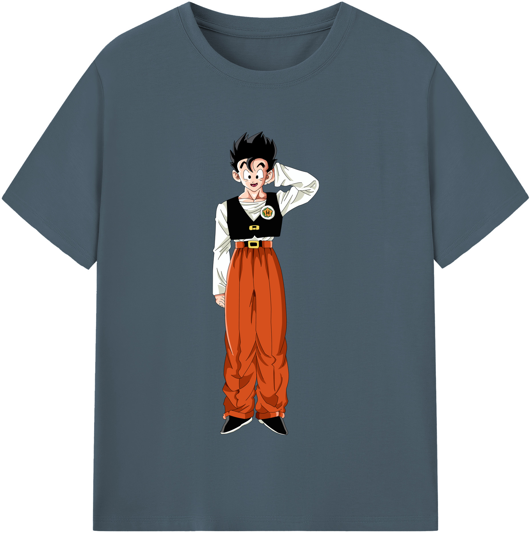 （画像用） ドラゴンボール 孫 悟飯（そんごはん）DRAGON BALL Son Gohan 綿100％半袖Tシャツ（フロントプリント）